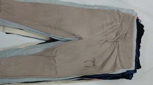 41035 ПРОДАН Штаны спортивные хб, 2пак, 91002, секонд (extra) оптом