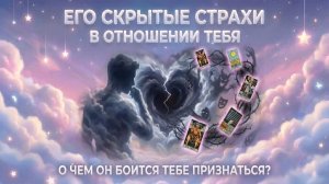 Его скрытые СТРАХИ в отношении тебя (Вариант 2) 💕 Таро сегодня 🧿 Чтение карт таро и оракулов