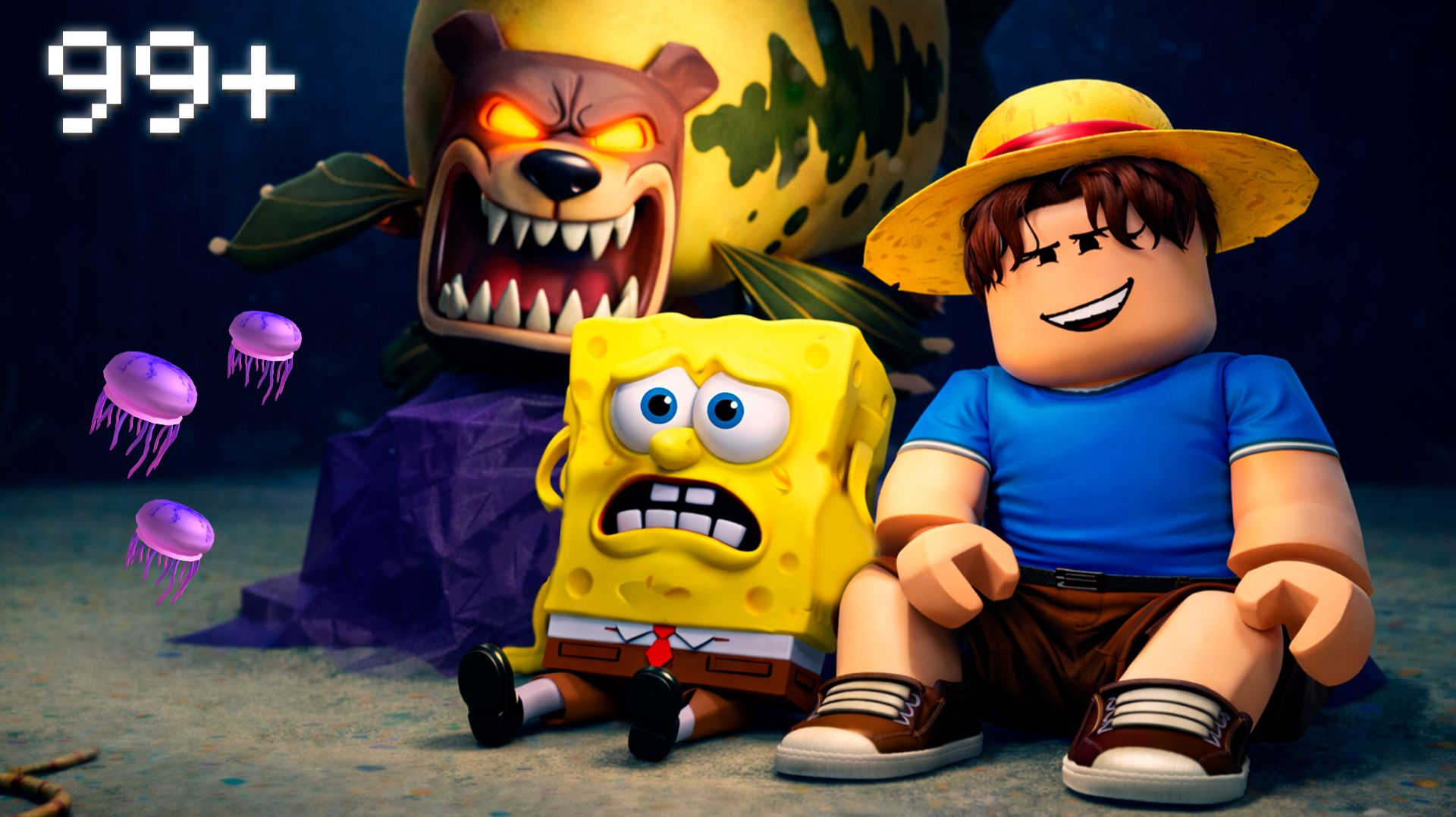 Выживу ли я 99 НОЧЕЙ в БИКИНИ БОТТОМ в РОБЛОКС? смотреть онлайн