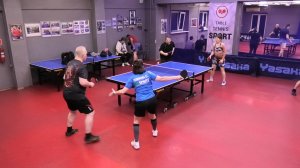 III ф. Денисов/Озерова (929) - Ушаков/Попова (850) 18.12 Парный РАНДОМ турнир настольный теннис