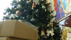 Праздник для детей из школы-интерната. Самарский новогодний десант в ЛНР