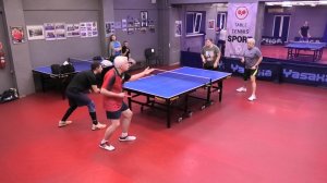 III ф.  Егоров/Подушкин (931) - Хусаинов/Самохвалова (712) 18.12 Парный турнир настольный теннис