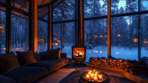 🔥Уютный Новогодний Камин ❄️ Рождественский Камин под Спокойный Джаз