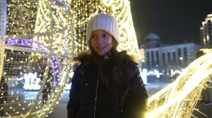 В Грозном официально зажгли центральную новогоднюю елку