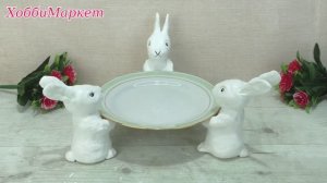 Сделала зайчиков под тарелочку. ХоббиМаркет