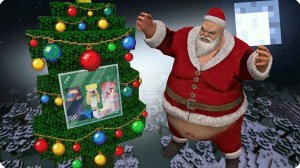 🎅🎄ПОСТРОИЛИ ДОМ на ЕЛКЕ от ЗЛОГО ДЕД МОРОЗА в МАЙНКРАФТ! ЛЕСКА