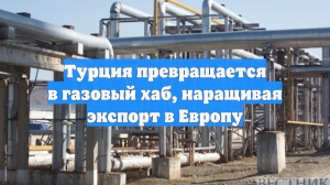 Турция превращается в газовый хаб, наращивая экспорт в Европу