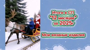 Итоги. Мои изделия, связанные за год в СП "12 месяцев". Организатор Ирина Рогова  "Вяжу и худею".