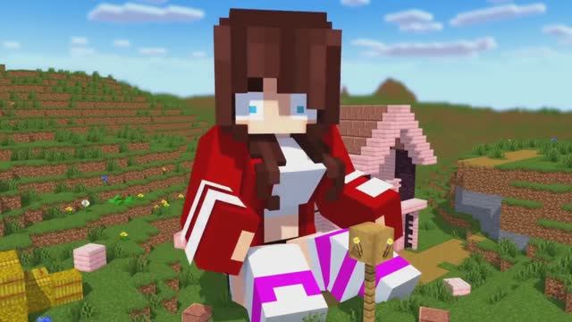 Из за падения метеорита сестра Майки становится больше  Minecraft