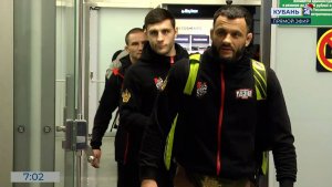 Кубанскую команду «Кузня» встретили в аэропорту Сочи после «Игр будущего»