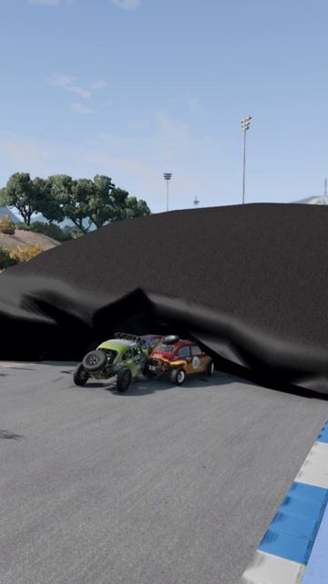 Машинки VS Большая дубинка! BeamNG.drive смотреть онлайн