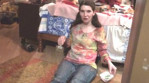 Белочка и Блэкки первая травка апр2022