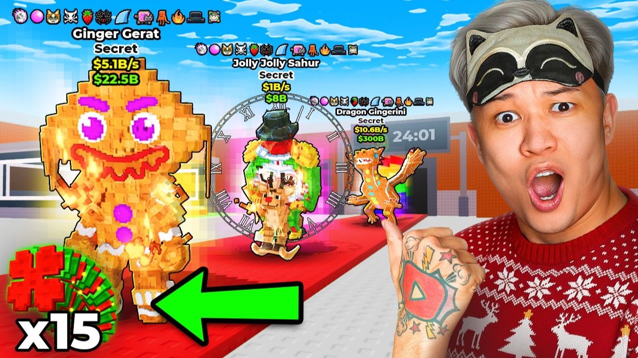 😱15x УДАЧА! Я ПОЛУЧИЛ «Ginger Gerat» со ВСЕМИ МУТАЦИЯМИ в Steal a Brainrot! смотреть онлайн