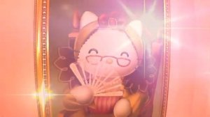 Настя играет в парке посвящённом Свинке Пеппе