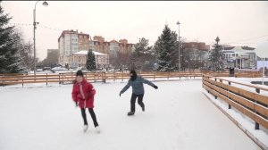 Каток открылся на Цветном бульваре в Тюмени