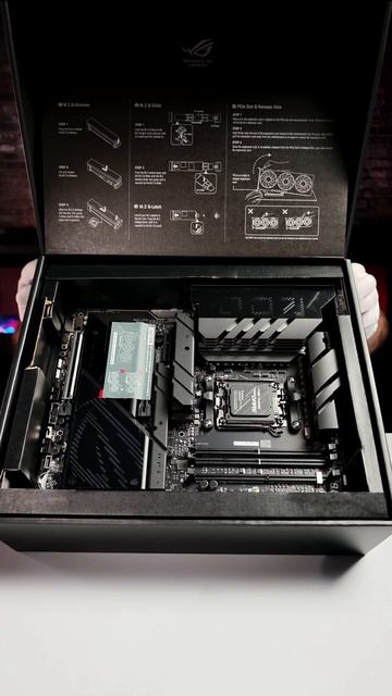 Что такое APEX? ASUS ROG Crosshair X870E APEX — распаковка вершины AM5 смотреть онлайн