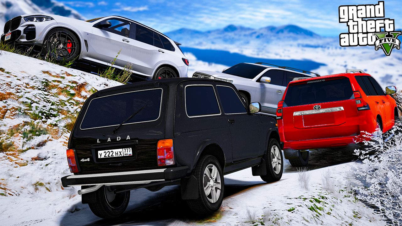 ПОЕЗДКА ТОЛПОЙ НА БЕЗДОРОЖЬЕ! ПРОВЕРКА НИВЫ НА ПРОХОДИМОСТЬ! ЖИЗНЬ БОМЖА В ГТА 5 (Мой Дом) ВОТЕР смотреть онлайн