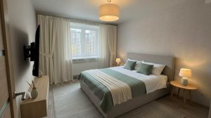 Дизайн спальни в квартире с ремонтом, ЖК Радужный-2