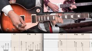 Aerosmith - Crazy Cover (Табулатура) Guitar Tutorial TABS