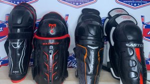 Хоккейные щитки наколенники обзор товара «Лидер» Хоккейная Атрибутика