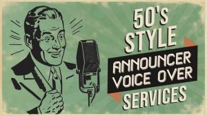 The 1950s Radio Voice