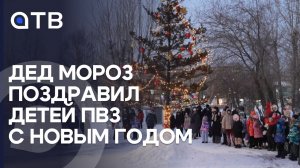 Дед Мороз поздравил детей ПВЗ с Новым годом. Как прошла ёлка в сквере «Радуга»