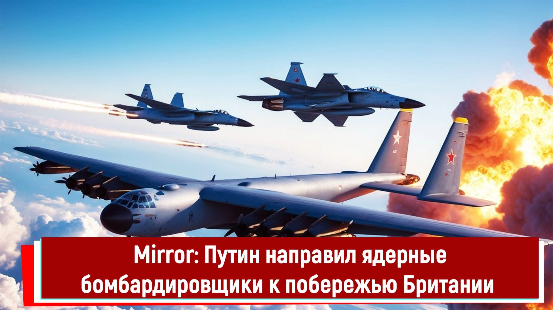 Mirror: Путин направил ядерные бомбардировщики к побережью Британии смотреть онлайн