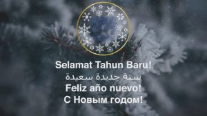 Поздавления с наступающим Новым годом от иностранных студентов