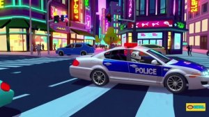 МУЛЬТИКИ ДЛЯ МАЛЫШЕЙ. Полицейская машинка.  ДЕТСКИЕ ПЕСЕНКИ.