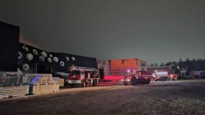 В Тульской области был потушен крупный пожар на производстве