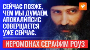 "Апокалипсис совершается уже сейчас! Наша жизнь стала ненормальной..." - иеромонах Серафим Роуз