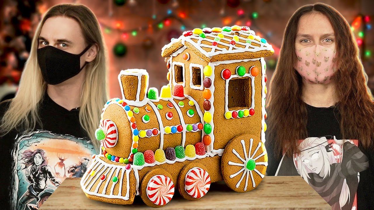 СОБИРАЕМ ИМБИРНЫЙ ПОЕЗД С ЙОШИ! смотреть онлайн