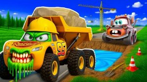 МУЛЬТИКИ ПРО МАШИНКИ 🚗  МОЛНИЯ МАКВИН ОТПРАВЛЯЕТСЯ НА ПОИСКИ ГАРАЖА МЕЧТЫ.НОВЫЙ ТЮНИНГ И ДИЗАЙН