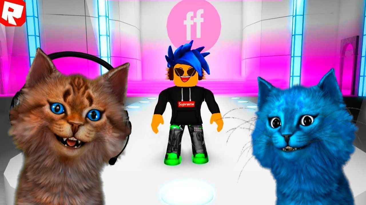 ПОКАЗ МОД РОБЛОКС Котик Игроман и Котенок Лаик САМЫЕ КРАСИВЫЕ roblox