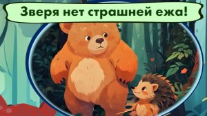 Зверя нет страшней ежа. 🐻🦌🌲 Мишкины частушки.