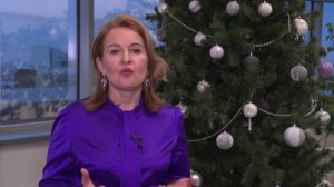 Поздравление с Новым годом Управляющей Иркутским отделением Сбербанка Юлии Кальвиной