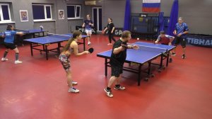 отбор Абрамов/Иванов (931) - Ушаков/Попова (850) 18.12 Парный турнир по настольному теннису СПб