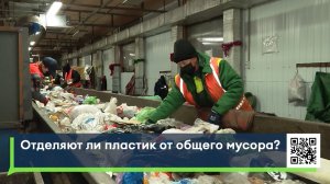 Отделяют ли пластик от общего мусора?