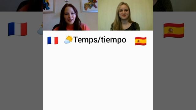 Temps/tiempo. Испанский и французский. Сравнение языков смотреть онлайн