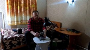 Купил бензиновый отопитель.(Примус) в палатку.