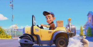 Гонка на лужайке: кто первым доедет? мультик