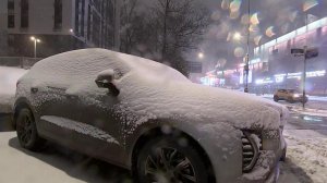 Центральные регионы оказались во власти снежного циклона.