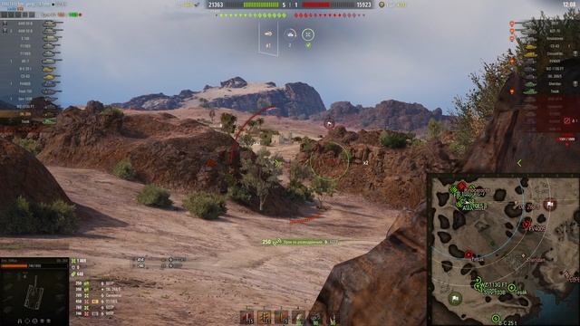 Мир танков.Объект 268. Бой на 5к урона