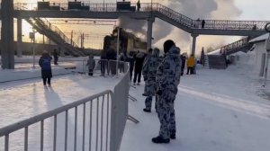 В Удмуртии сотрудники Росгвардии обеспечили правопорядок во время прибытия поезда Деда Мороза