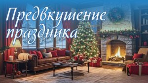 Уютная зимняя атмосфера | Праздничная  музыка и потрескивание камина