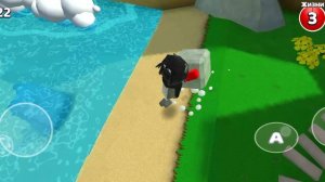 помощь если уронил камень в воду в игре супер медведь