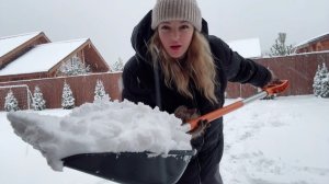МУЖ не хочет убирать СНЕГ 🙀🤯😡🤬 приходится все САМОЙ😤😡
