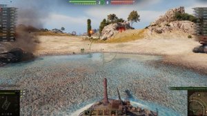 Мир танков. Степи. Полигон. БОЙ на ОБ.140. Взял 2 фрага. Победа.