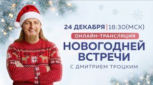 НОВОГОДНЯЯ ВСТРЕЧА С ДМИТРИЕМ ТРОЦКИМ, 24.12.2025