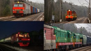 Движение поездов на восточной части БМО